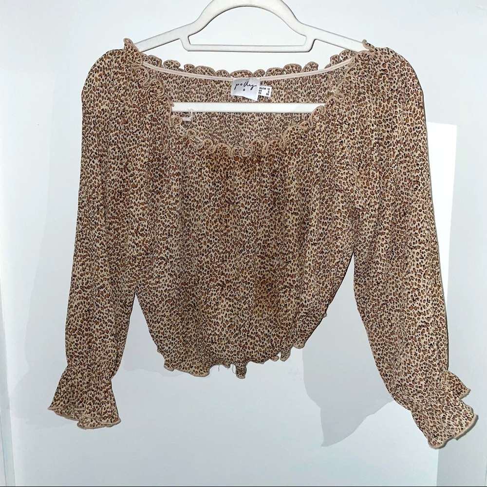 Princess Polly Off the Shoulder Blouse Size 6